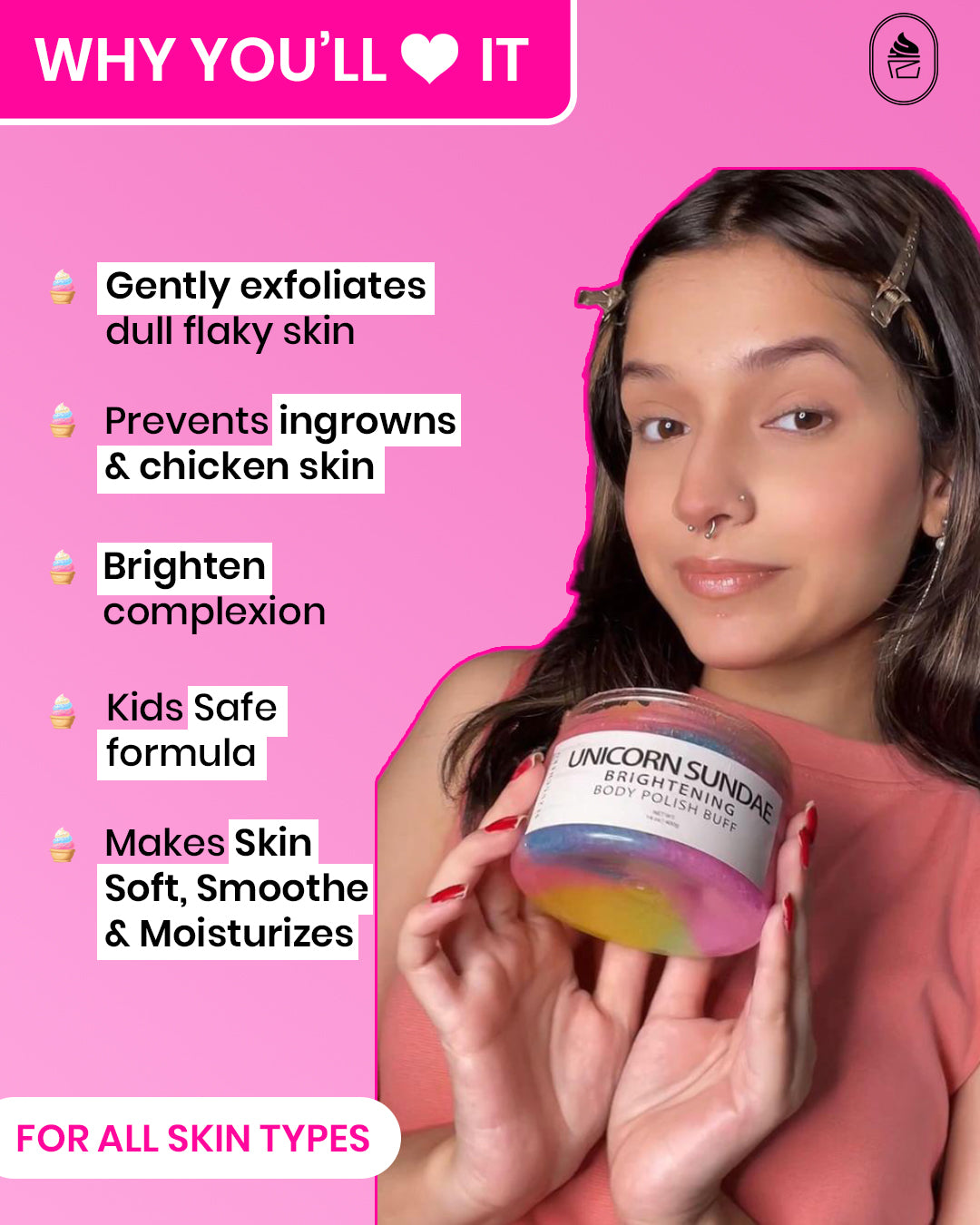 Unicorn Sundae Brightening Body Polish Buff