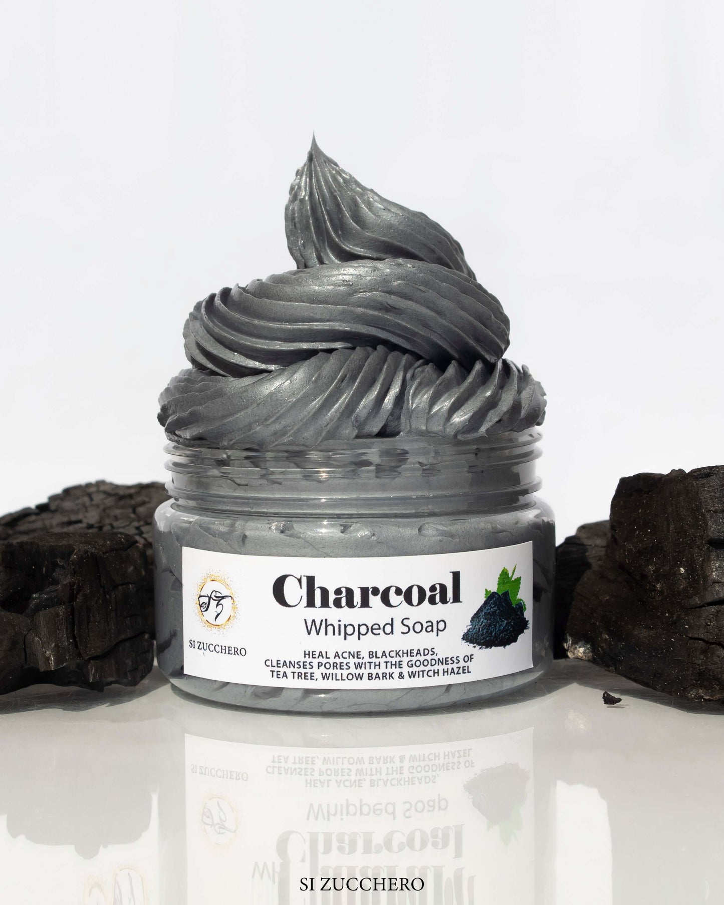 Charcoal Whipped soap